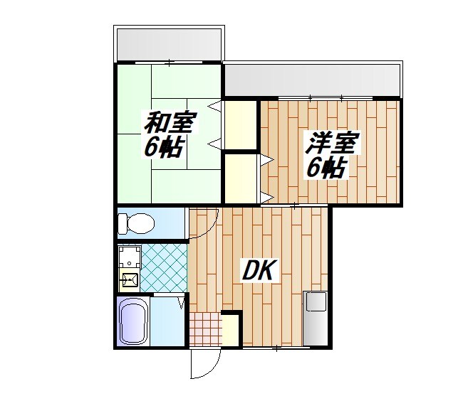 パルデンス増田の物件間取画像