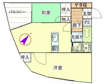 溝の口駅 徒歩10分 2階の物件間取画像