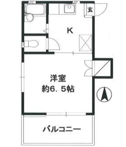 ル・ジャルダン・オオクラヤマAの物件間取画像