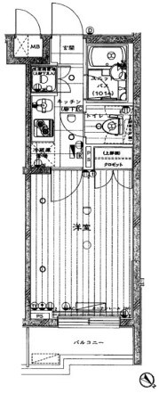 ルーブル溝の口弐番館の物件間取画像