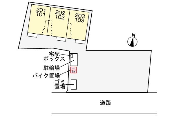 フロイエⅡの物件外観写真