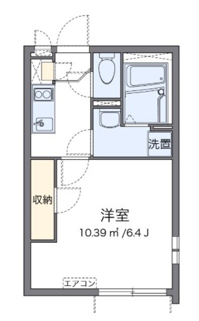 クレイノｋｅｙａｋｉⅢの物件間取画像