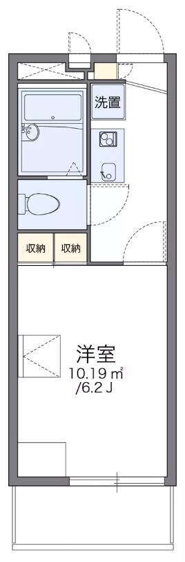 レオパレスアズールの物件間取画像