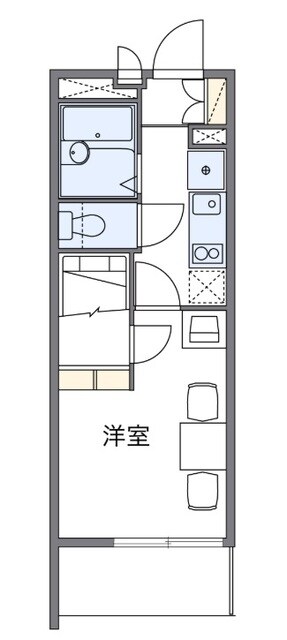 レオパレスマノワールの物件間取画像