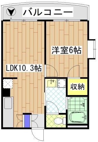 エクセル米喜(高津)の物件間取画像