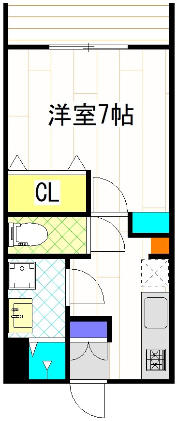 第2コーポさつきの物件間取画像