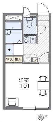 レオパレスＥＣＨＯの物件間取画像