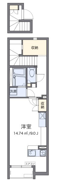 ミランダファルコナーⅠの物件間取画像