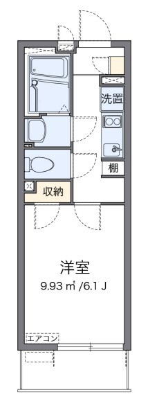 クレイノスペランツァⅠ号館の物件間取画像