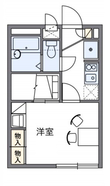 レオパレスシャルマンの物件間取画像