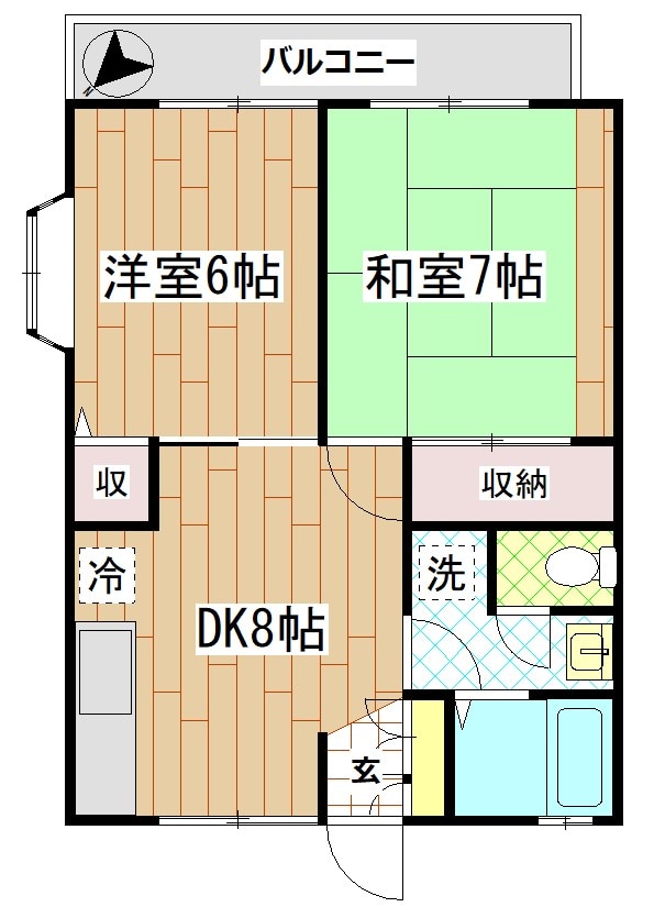 ウィンディアCの物件間取画像