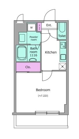 ＬＯＣ’Ｓ　ＫＩＫＵＮＡの物件間取画像