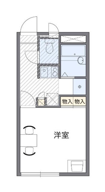 京王稲田堤駅 徒歩10分 1階の物件間取画像