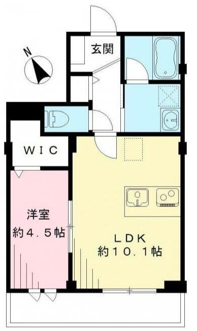 フロール多摩川の物件間取画像