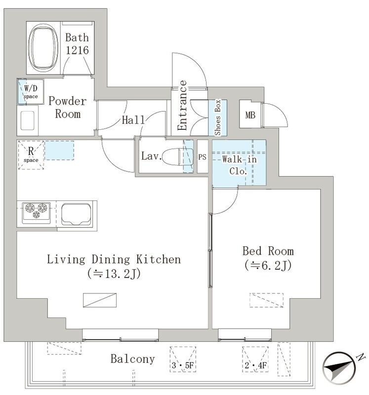グレースティリアの物件間取画像