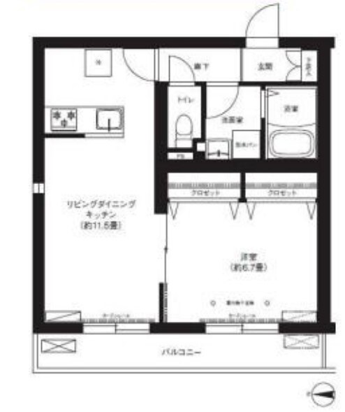 ＬＩＮＯＰＡＲＫ百合丘の物件間取画像