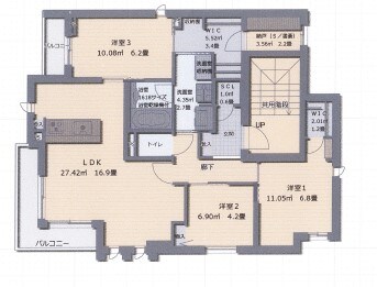 エリタージュの物件間取画像