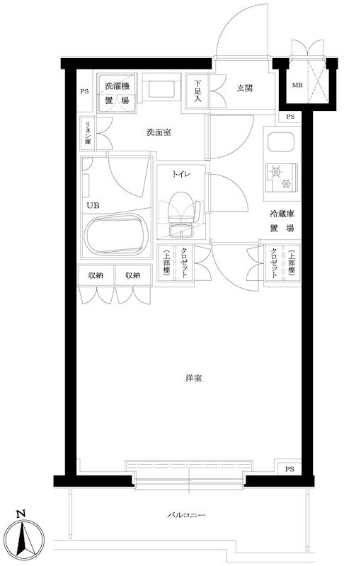 ルーブル川崎宮前平の物件間取画像