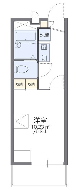 レオパレス聖蹟ロイヤルハイツの物件間取画像