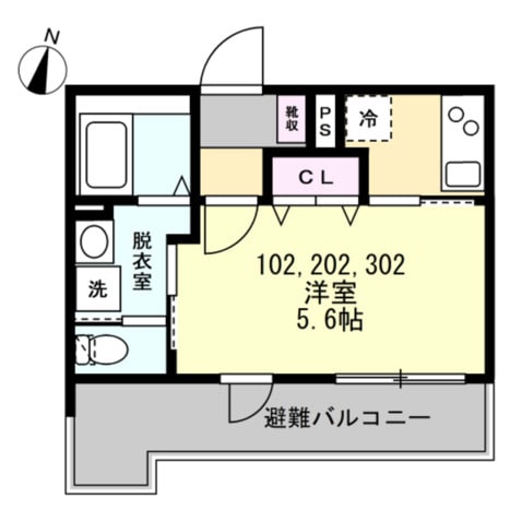 ベイルーム横浜鴨居の物件間取画像