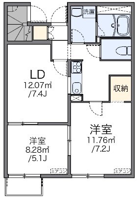 レオネクストウェルフェアーの物件間取画像