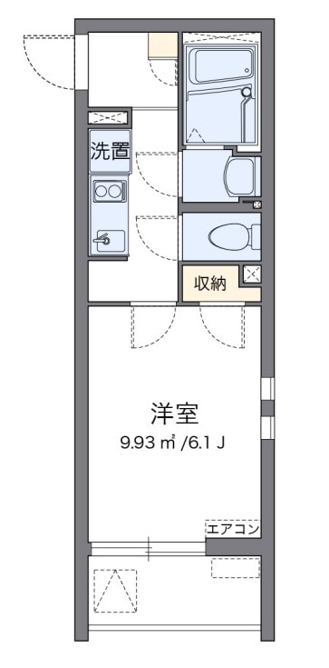 クレイノアンジュの物件間取画像