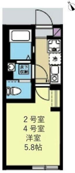ビブロポート溝の口の物件間取画像