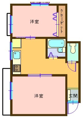 第２ワダコーポラスの物件間取画像