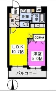 姪浜駅 徒歩9分 3階の物件間取画像