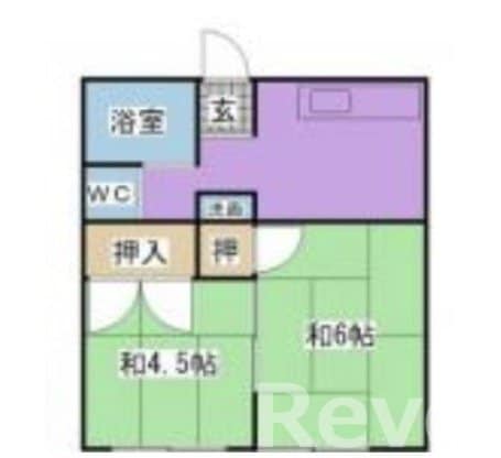 聖マリア病院前駅 徒歩7分 1階の物件間取画像