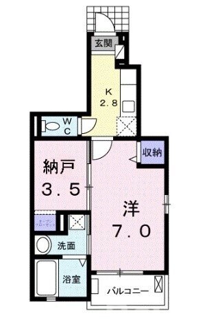 次郎丸駅 徒歩20分 1階の物件間取画像