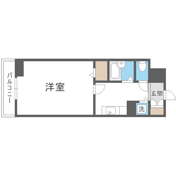 薬院駅 徒歩3分 3階の物件間取画像