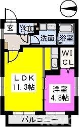 笹原駅 徒歩6分 3階の物件間取画像