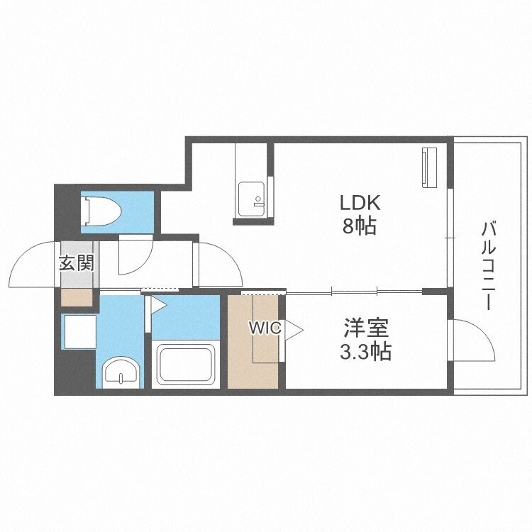 室見駅 徒歩7分 1階の物件間取画像