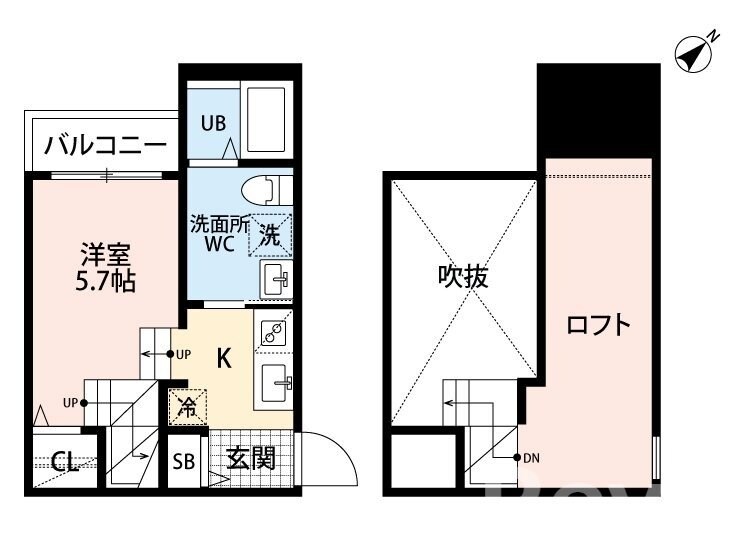 PACE香椎の物件間取画像