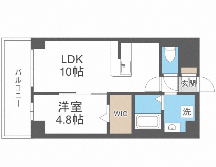 箱崎駅 徒歩8分 5階の物件間取画像