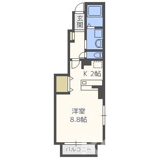 箱崎駅 徒歩7分 1階の物件間取画像