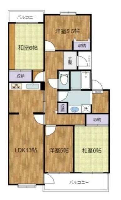 エミネンス長池　南4号棟の物件間取画像