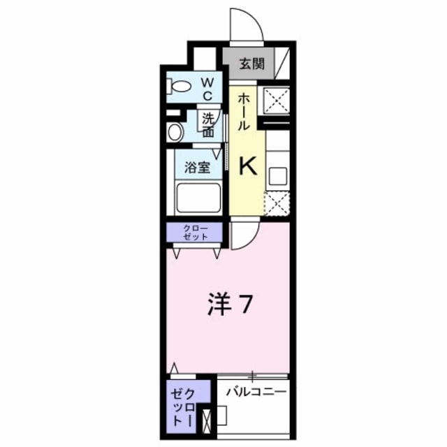 ル　クールの物件間取画像