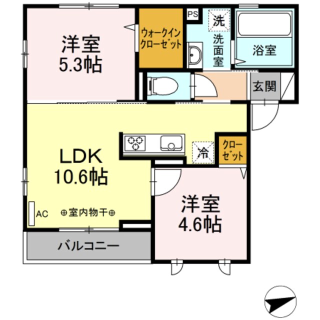 プランドールZの物件間取画像