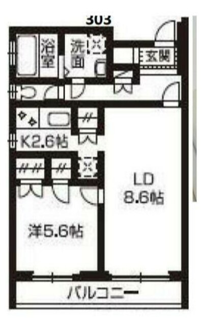 サーティーフォーⅡ(S棟)の物件間取画像