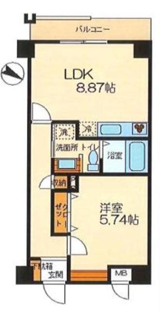 ロワールの物件間取画像