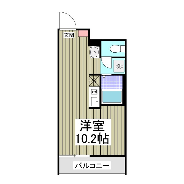 MQuarto矢部の物件間取画像