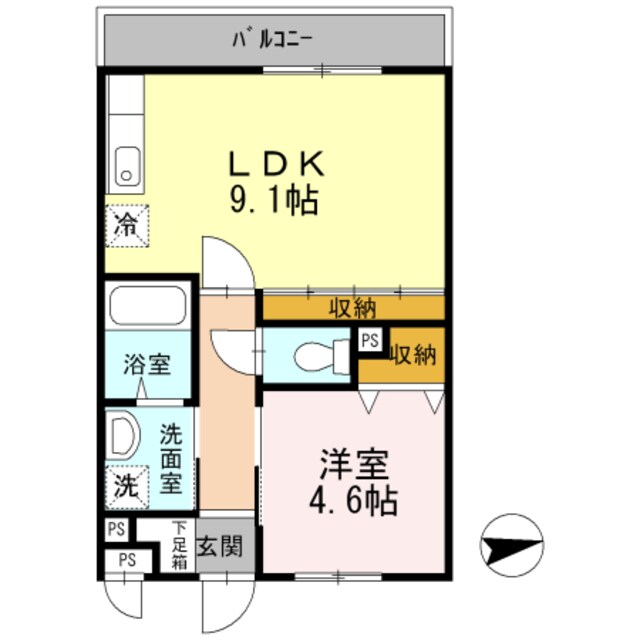 相原駅 徒歩10分 3階の物件間取画像