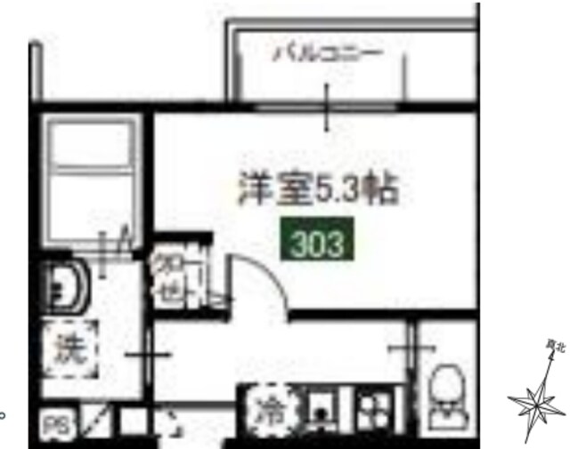 MELDIA堀之内３丁目の物件間取画像