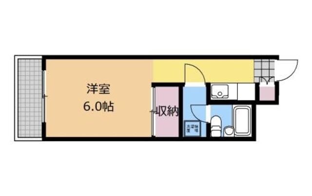 市川マンションの物件間取画像