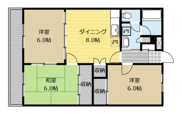 メゾン・ファミールの物件間取画像