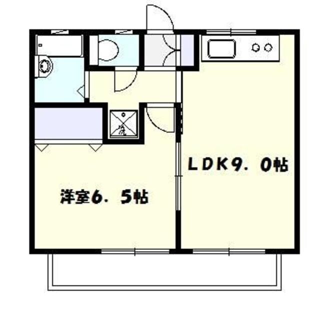 コスモスハイツの物件間取画像