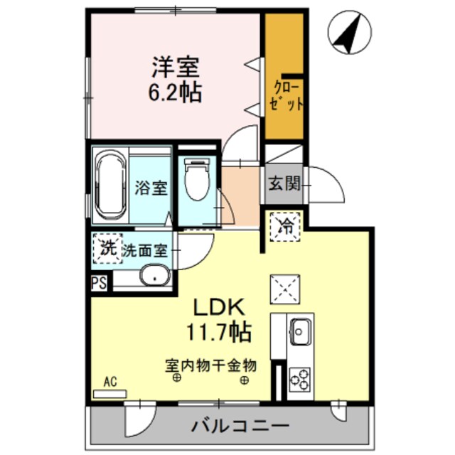 オリーブの物件間取画像