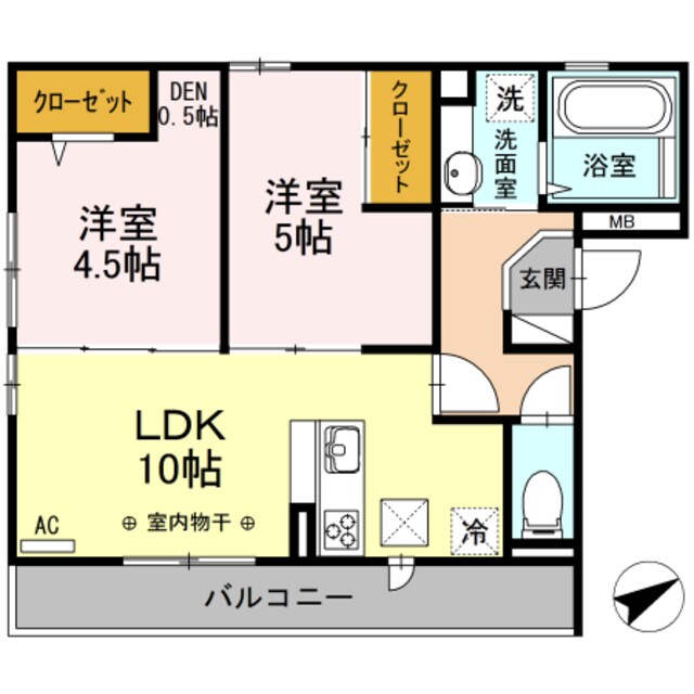 アミティエ　ミナミの物件間取画像